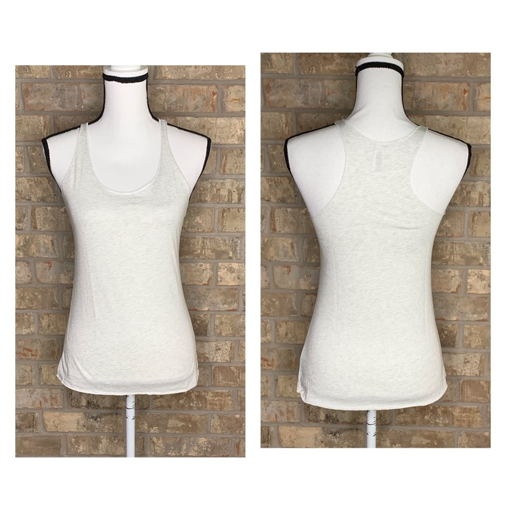 Clementine Triblend Racerback Tank White - J31